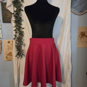 Elegant Red Women's Skirt